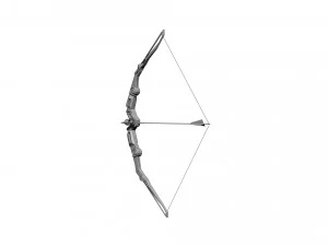 Bow and arrow modern 3D Model
