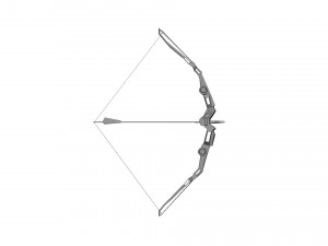 Bow and arrow modern 3Dモデル
