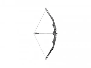 Bow and arrow modern 3D Model