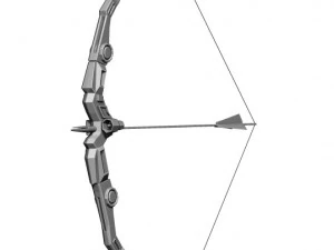 Bow and arrow modern 3D Model