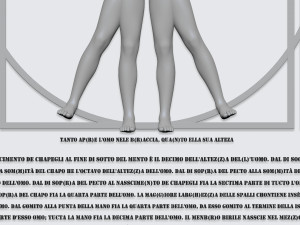 Leonardo da vinci vitruvian man 3D-Modell