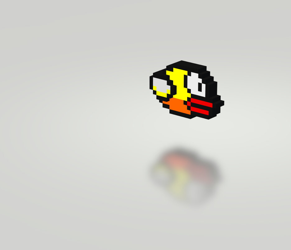 Flappy Bird Model - Download Free 3D model by rzeze (@rzeze) [5f3db82]
