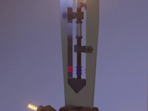 Sci fi sword 3D Model