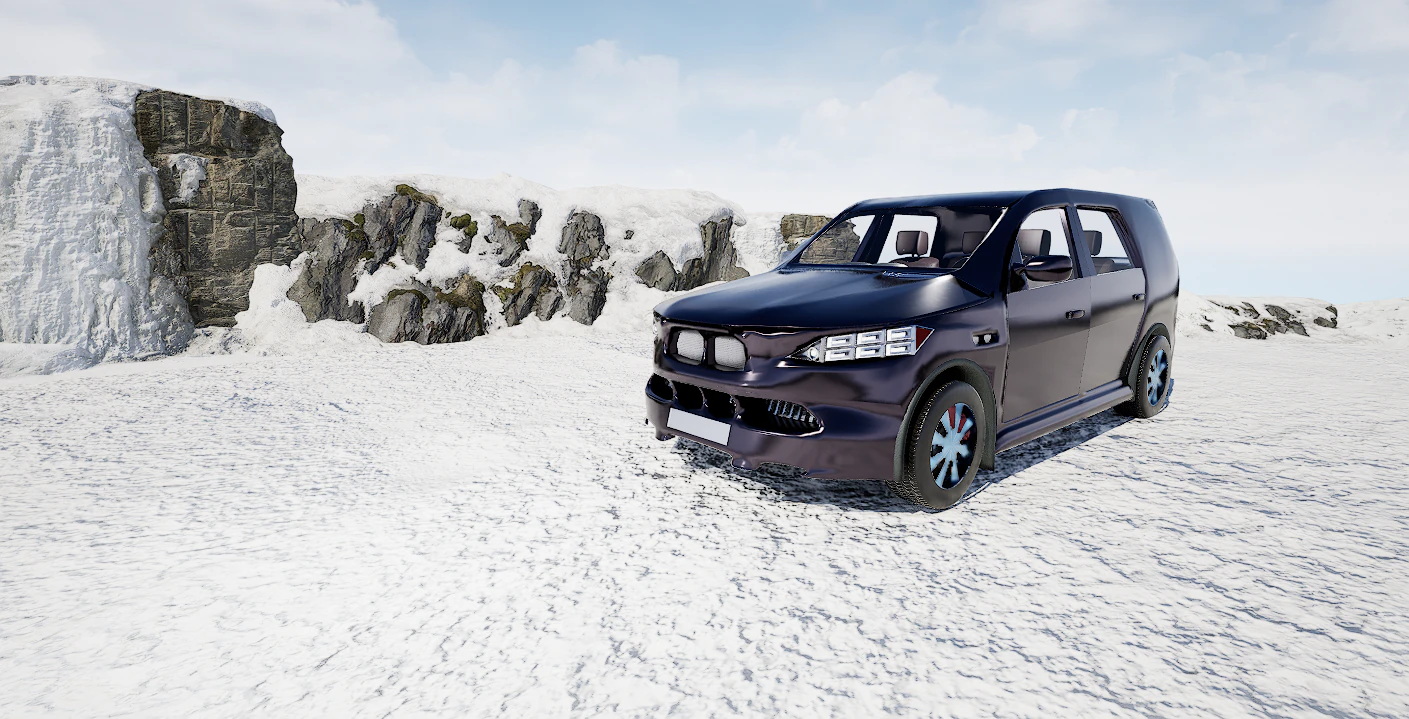 CarShark 3D Model .c4d .max .obj .3ds .fbx .stl .blend 