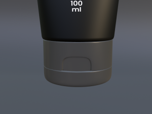 Face wash cosmetic packaging tube 3Dモデル
