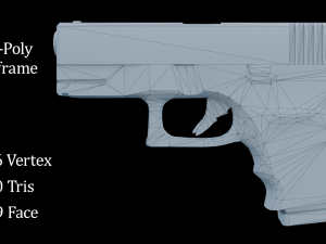 Glock-17 Modello 3D