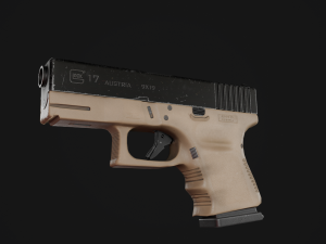Glock-17 Modello 3D
