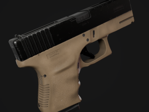 Glock-17 Modello 3D