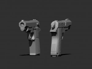 Modello di pistola Modello 3D