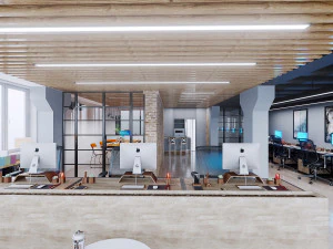Modern Office interior design 3D Model