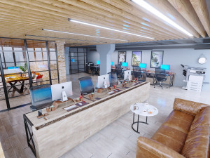 Modern Office interior design Modèle 3D