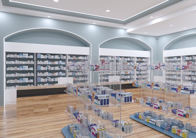 Interior medicine 3D 模型 .c4d .max .obj .3ds .fbx .stl .blend