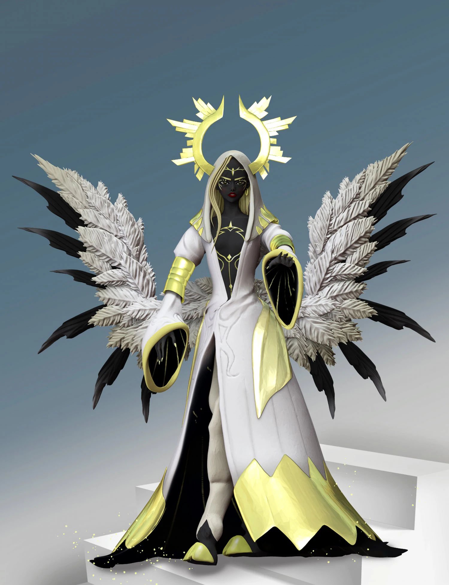 Angel 3D Model .c4d .max .obj .3ds .fbx .stl .blend 