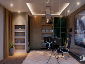 BEAUTIFUL MODERN HOUSE DESIGN four rooms Modello 3D