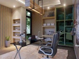 BEAUTIFUL MODERN HOUSE DESIGN four rooms 3D Model