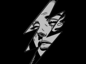 3D printable Anime-girl cry baby pendant in the form of lightning 3D प्रिंट मॉडल
