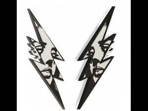 3D printable Anime-girl cry baby pendant in the form of lightning Modèles 3D en vedette