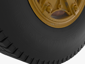 Alte LKW-Räder 3D Modell