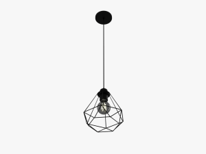 Diamond Shape Hanging Light 3D-Modell
