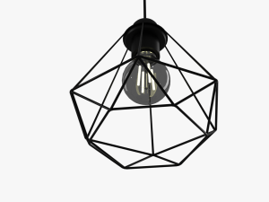 Diamond Shape Hanging Light Modello 3D