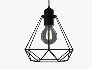Diamond Shape Hanging Light Modello 3D