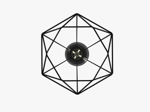 Diamond Shape Hanging Light Modello 3D