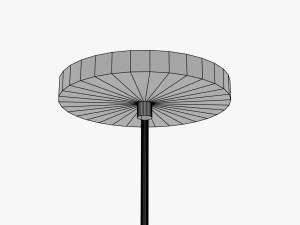 Luz colgante en forma de diamante Modelo 3D