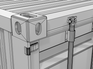 3D Container 20ft Set models 3D 模型