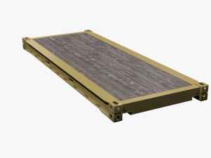 3D Container 20ft Set models 3D 模型