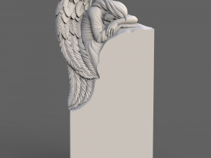 Memorial angel Model 3D