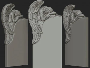 Memorial angel 3D Model