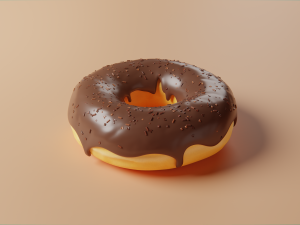 Donut 3D Model