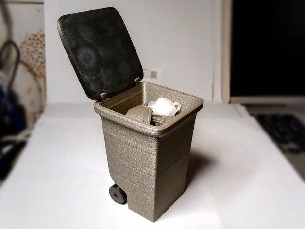Mini Trash Can model 3D-Druckmodell in Andere 3DExport