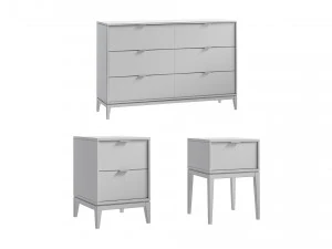 बेडसाइड टेबल और दराज की छाती 3D मॉडल