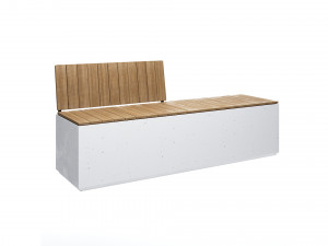 Concrete benches 4 Types Modèle 3D