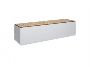 Concrete benches 4 Types Modèle 3D