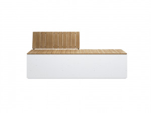 Concrete benches 4 Types Modèle 3D