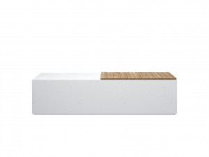 Concrete benches 4 Types Modèle 3D