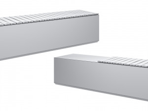 Concrete benches 4 Types Modèle 3D