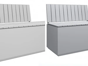 Concrete Benches - Box Wbh By Sit And Box Wb By Sit 3D Model