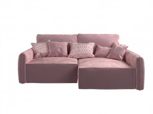 Corner sofa Portland - pink 3D Model