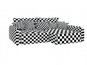 Corner sofa Portland - pink 3D Model