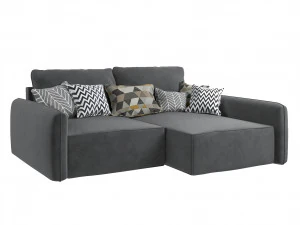Corner sofa Portland - gray 3D Model