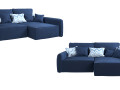 Corner sofa Portland - blue Modelo 3D