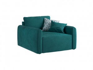 Armchair Portland - emerald 3D Model