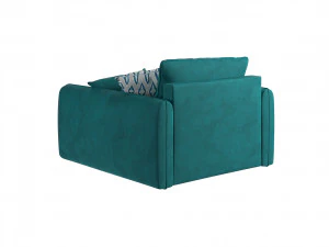 Armchair Portland - emerald 3D Model
