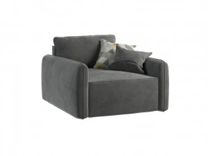 Armchair Portland-gray 3D Model