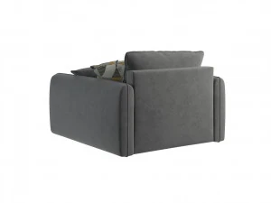 Armchair Portland-gray 3D Model