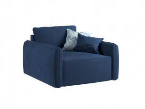 Armchair Portland-blue 3D Model