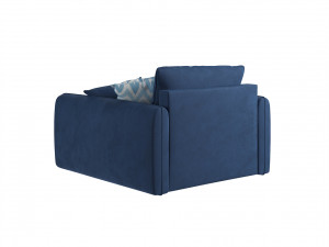 Armchair Portland-blue Modèle 3D